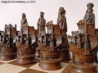 Elizabethan Plain Theme Chess Set